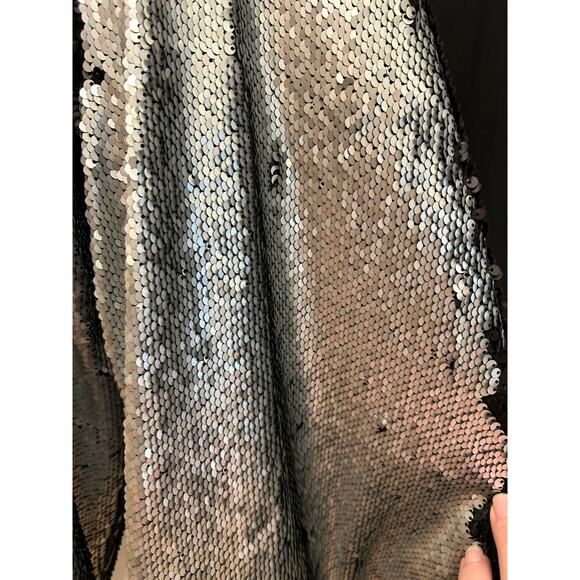 Chaser Lined With Reversible Sequins Open Front Jacket, Size S - Picture 3 of 7